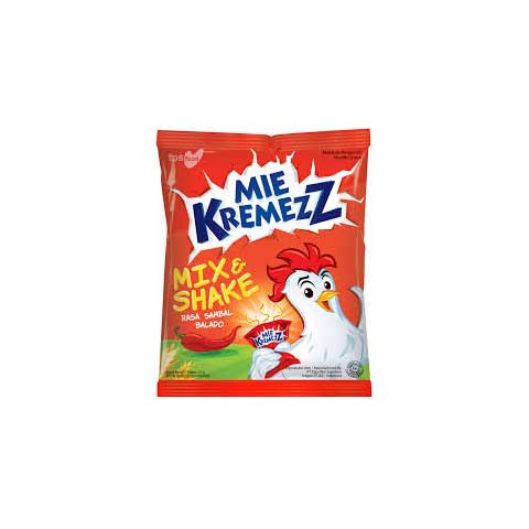 MIE KREMEZZ SNACK BALADO BUNGKUS 5X32gr